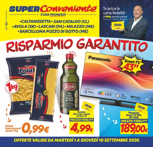 Volantino SuperConveniente a Roncoferraro | Risparmio garantito | 2026-09-01T00:00:00.000Z - 2026-09-10T00:00:00.000Z