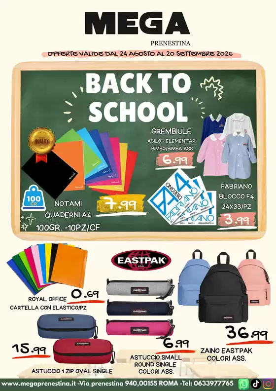 Volantino Mega | Back to school | 2026-08-24T00:00:00.000Z - 2026-09-20T00:00:00.000Z