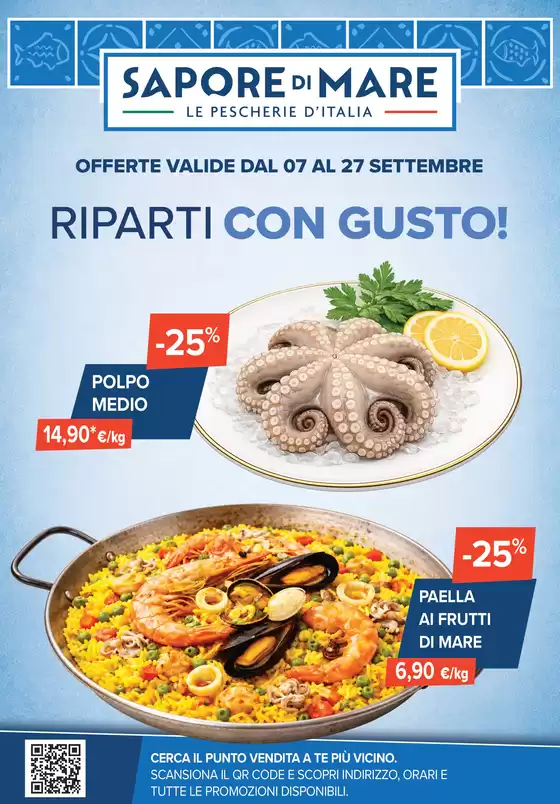 Volantino Sapore di Mare a Busnago | Riparti con gusto! | 2026-09-07T00:00:00.000Z - 2026-09-27T00:00:00.000Z