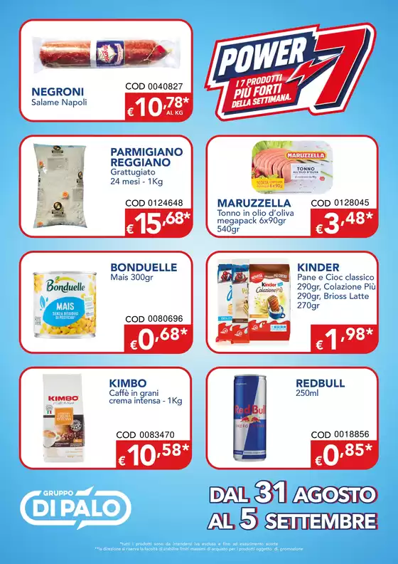Volantino C&C di Palo | DAL 31 AGOSTO AL 5 SETTEMBRE | 2026-08-31T00:00:00.000Z - 2026-09-05T00:00:00.000Z