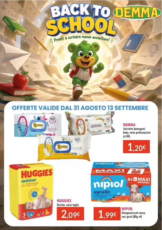 Volantino Sanitaria Demma | Offerte valide dal 31 agosto 13 settembre | 2026-08-31T00:00:00.000Z - 2026-09-13T00:00:00.000Z