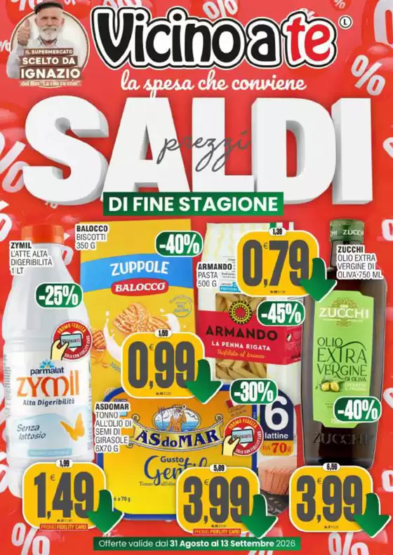 Volantino Vicino a Te a Campodoro | Saldi | 2026-08-31T00:00:00.000Z - 2026-09-13T00:00:00.000Z