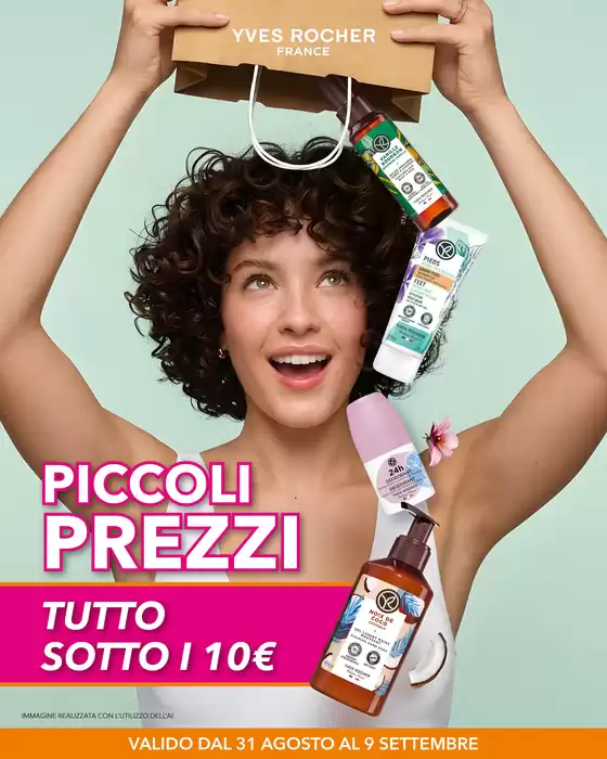 Volantino Yves Rocher | Piccoli prezzi | 2026-08-31T00:00:00.000Z - 2026-09-09T00:00:00.000Z