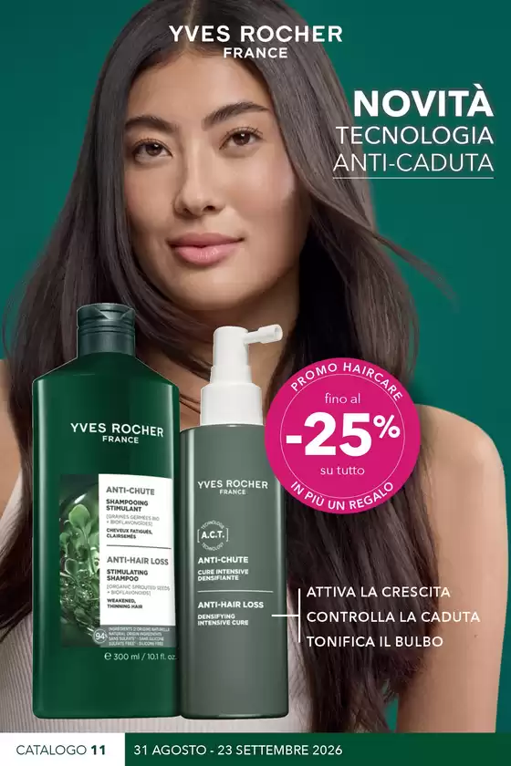 Volantino Yves Rocher | Fino al -25% su tutto | 2026-08-31T00:00:00.000Z - 2026-09-23T00:00:00.000Z