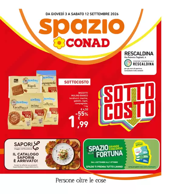 Volantino Spazio Conad a Mezzane di Sotto | SOTTOCOSTO | 2026-09-03T00:00:00.000Z - 2026-09-12T00:00:00.000Z