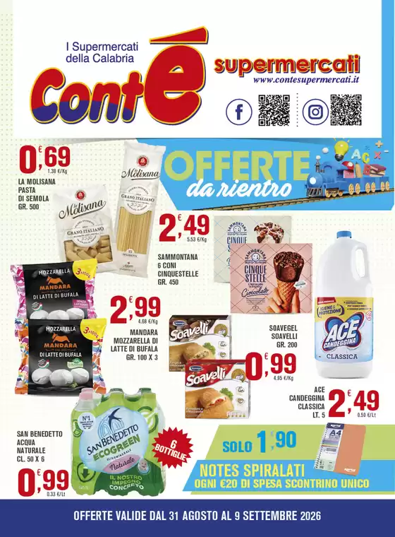 Volantino Contè a Marcon | Offerte da rientro | 2026-08-31T00:00:00.000Z - 2026-09-09T00:00:00.000Z