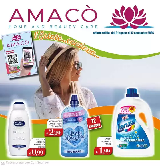 Volantino Amacò a Bucchianico | L'estate...continua... | 2026-08-31T00:00:00.000Z - 2026-09-12T00:00:00.000Z