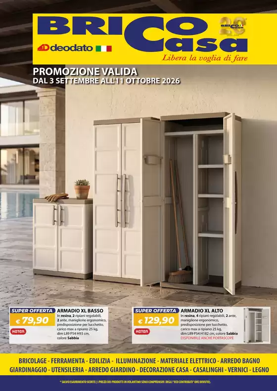 Volantino Brico Casa a Bova Marina | Dal 3 settembre all'11 ottobre 2026 | 2026-09-03T00:00:00.000Z - 2026-10-11T00:00:00.000Z