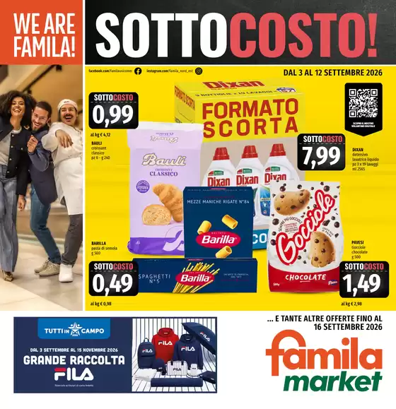 Volantino Famila Market | Sottocosto! | 2026-09-03T00:00:00.000Z - 2026-09-16T00:00:00.000Z