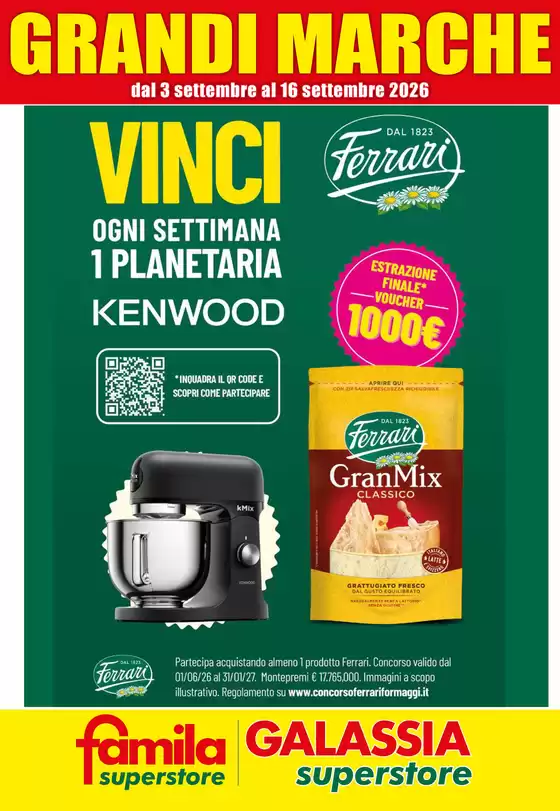 Volantino Famila Superstore | GRANDI MARCHE | 2026-09-03T00:00:00.000Z - 2026-09-16T00:00:00.000Z