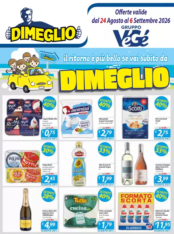 Volantino Dimeglio | Offerte valide dal 24 agosto al 6 settembre 2026 | 2026-08-24T00:00:00.000Z - 2026-09-06T00:00:00.000Z