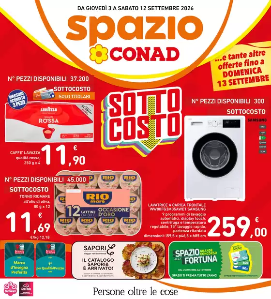 Volantino Spazio Conad | SOTTO COSTO | 2026-09-03T00:00:00.000Z - 2026-09-12T00:00:00.000Z