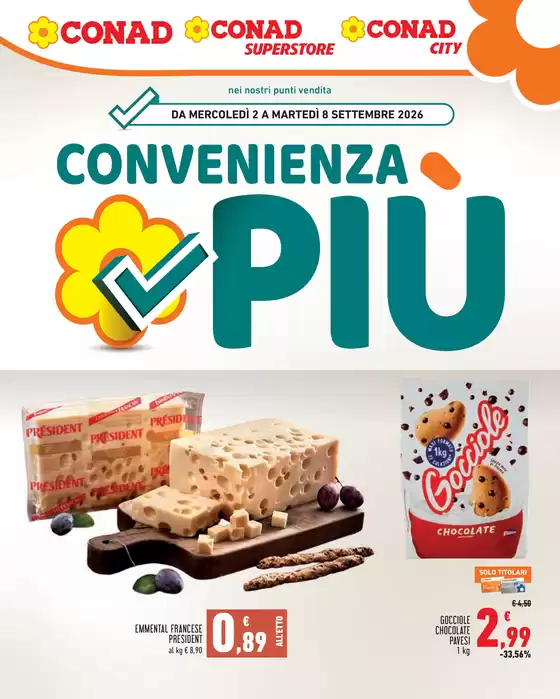 Volantino Conad Superstore | CONVENIENZA PIU | 2026-09-02T00:00:00.000Z - 2026-09-08T00:00:00.000Z