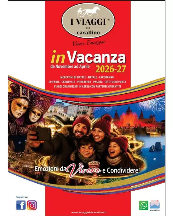 Volantino I viaggi del cavallino a Sovico | In Vacanza da novembre ad Aprile | 2026-11-01T00:00:00.000Z - 2027-04-30T00:00:00.000Z