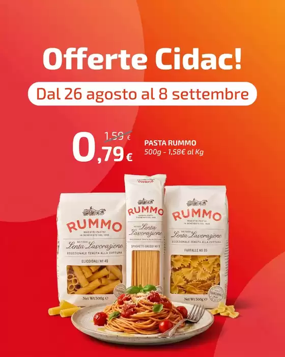 Volantino Gros Cidac a Fiumana | Offerte Cidac! | 2026-09-01T00:00:00.000Z - 2026-09-08T00:00:00.000Z