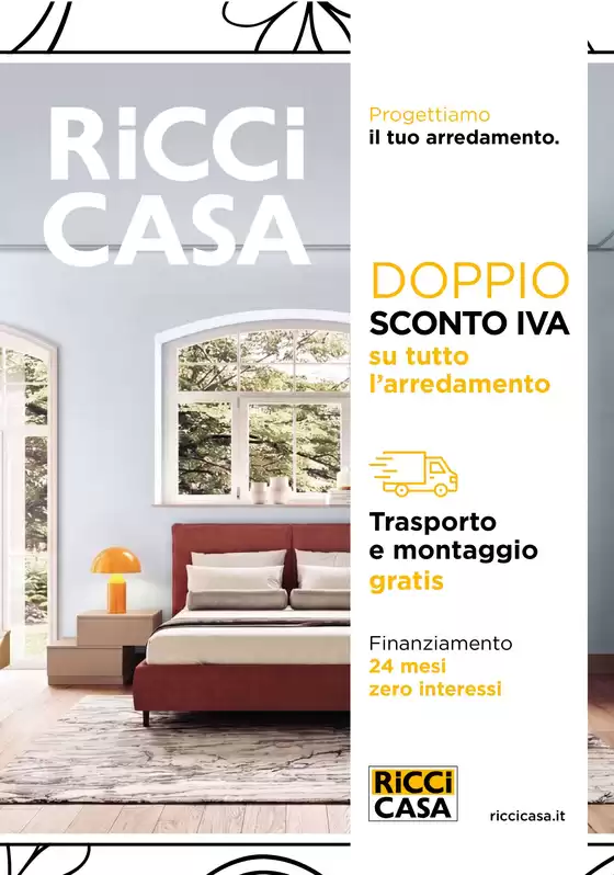 Volantino Ricci Casa a Villongo | Doppio sconto IVA | 2026-09-07T00:00:00.000Z - 2026-10-04T00:00:00.000Z