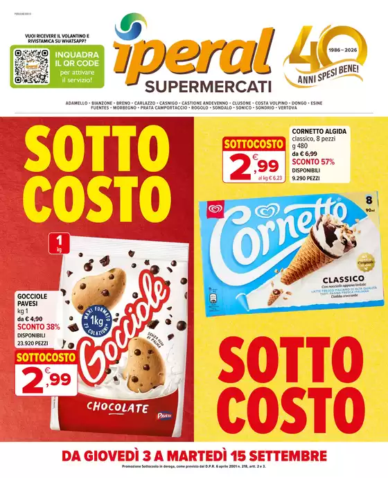 Volantino Iperal | Sottocosto | 2026-09-03T00:00:00.000Z - 2026-09-15T00:00:00.000Z