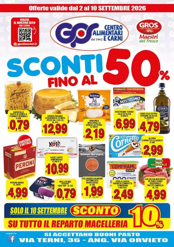 Volantino | Sconti fino al 50 | 2026-08-02T00:00:00.000Z - 2026-09-10T00:00:00.000Z