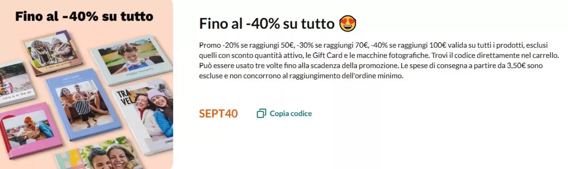 Volantino PhotoSì a Front | Fino al -40% su tutto | 2026-09-02T00:00:00.000Z - 2026-09-08T00:00:00.000Z
