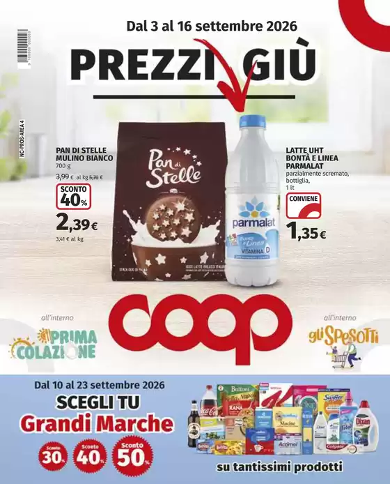 Volantino Coop a Asti | Prezzi Giù | 2026-09-03T00:00:00.000Z - 2026-09-16T00:00:00.000Z