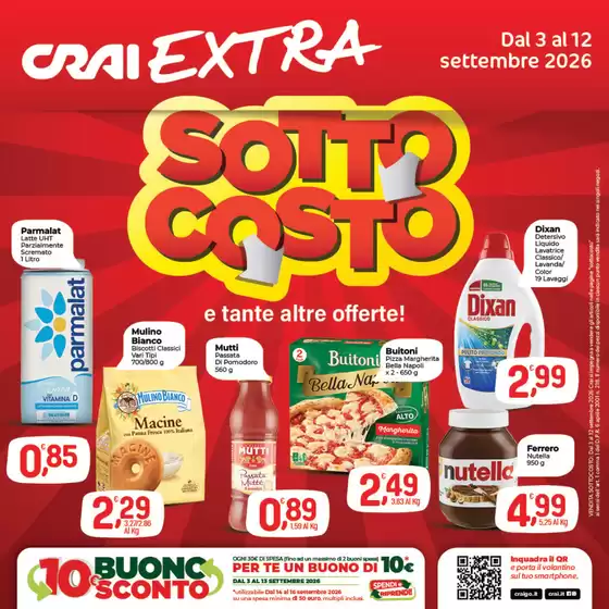 Volantino Crai a Cotignola | Sotto costo | 2026-09-03T00:00:00.000Z - 2026-09-12T00:00:00.000Z