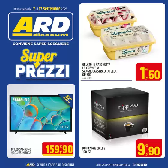 Volantino ARD Discount a Samassi | Super prezzi | 2026-09-07T00:00:00.000Z - 2026-09-17T00:00:00.000Z