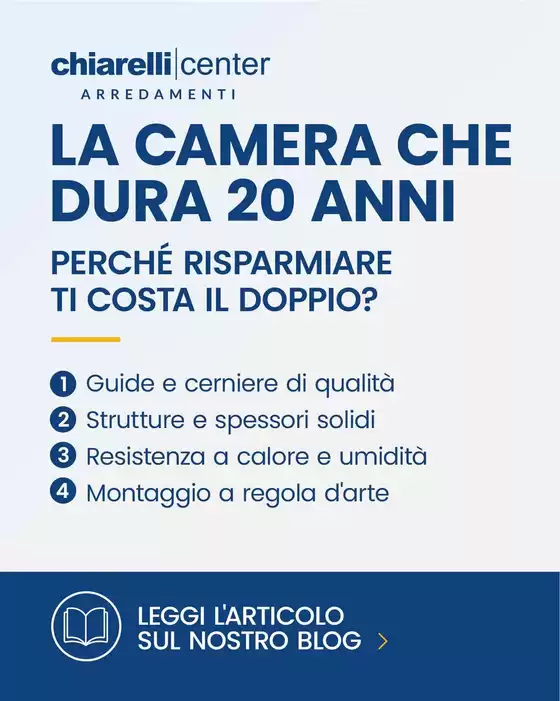 Volantino Chiarelli Center | Offerte per cacciatori di affari | 2026-09-03T00:00:00.000Z - 2026-09-17T00:00:00.000Z