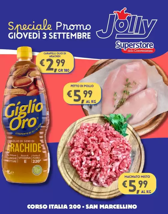 Volantino Jolly Market a Cannole | Speciale Promo | 2026-09-03T00:00:00.000Z - 2026-09-03T00:00:00.000Z