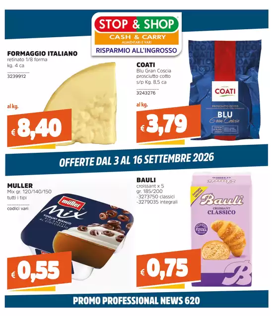 Volantino Stop e Shop a Cannole | OFFERTE DAL 3 AL 16 SETTEMBRE 2026 | 2026-09-03T00:00:00.000Z - 2026-09-16T00:00:00.000Z