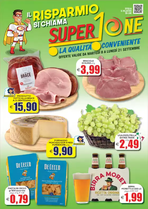Volantino SuperOne | Il risparmio si chiama SuperOne | 2026-09-08T00:00:00.000Z - 2026-09-21T00:00:00.000Z