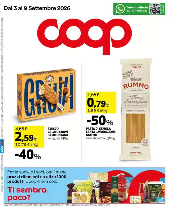 Volantino Coop a Cervia | SOLO DIGITALE | 2026-09-03T00:00:00.000Z - 2026-09-09T00:00:00.000Z
