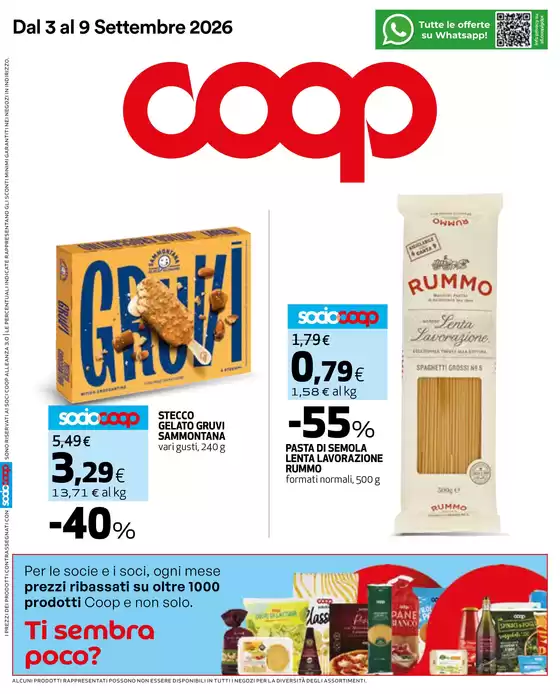 Volantino Coop a Venezia | SOLO DIGITALE | 2026-09-03T00:00:00.000Z - 2026-09-09T00:00:00.000Z