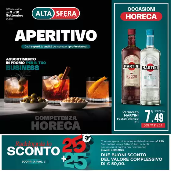 Volantino Altasfera a Marsango | Occasioni HORECA | 2026-09-03T00:00:00.000Z - 2026-09-16T00:00:00.000Z