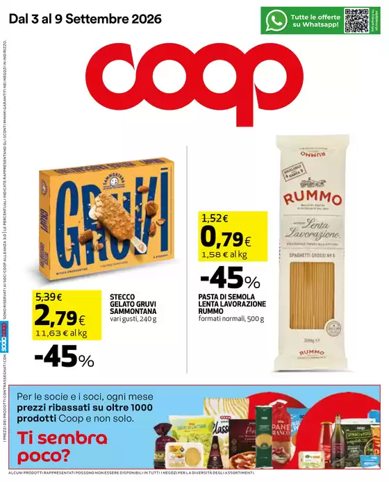 Volantino Coop a Cerese | SOLO DIGITALE | 2026-09-03T00:00:00.000Z - 2026-09-09T00:00:00.000Z