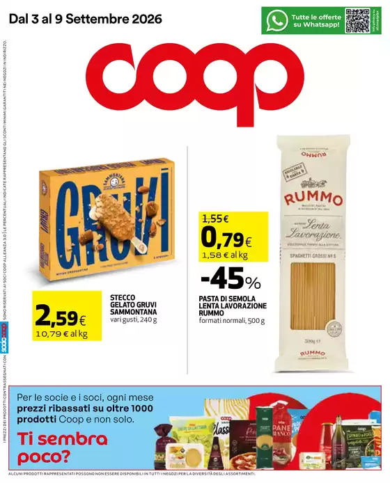Volantino Coop a Cento | SOLO DIGITALE | 2026-09-03T00:00:00.000Z - 2026-09-09T00:00:00.000Z