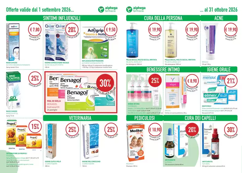 Volantino Alphega Farmacia a Trento | Il benessere riparte da te | 2026-09-01T00:00:00.000Z - 2026-10-31T00:00:00.000Z