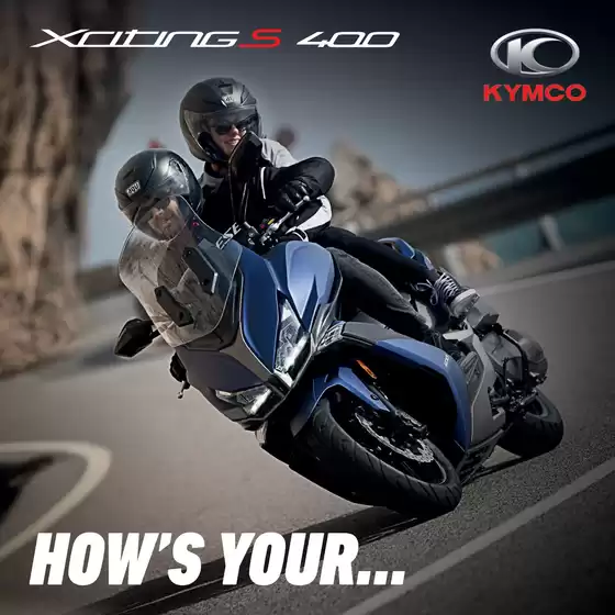 Volantino Kymco a Baselga di Pinè | Xciting 400 S | 2026-09-04T00:00:00.000Z - 2026-09-18T00:00:00.000Z
