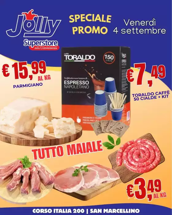 Volantino Jolly Market a Afragola | Speciale Promo | 2026-09-04T00:00:00.000Z - 2026-09-04T00:00:00.000Z
