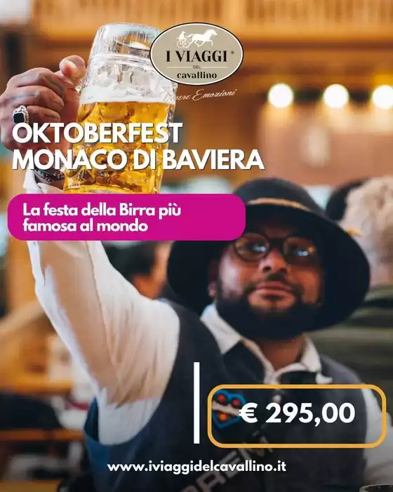 Volantino I viaggi del cavallino a Morciano di Romagna | Oktoberfest monaco di baviera | 2026-09-20T00:00:00.000Z - 2026-10-05T00:00:00.000Z