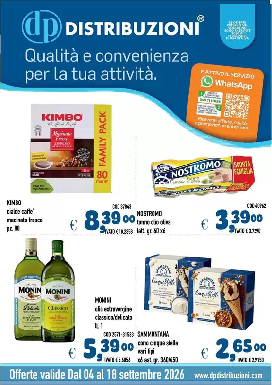 Volantino Del Prete Alimentari | Offerte valide dal 04 al 18 settembre 2026 | 2026-09-04T00:00:00.000Z - 2026-09-18T00:00:00.000Z