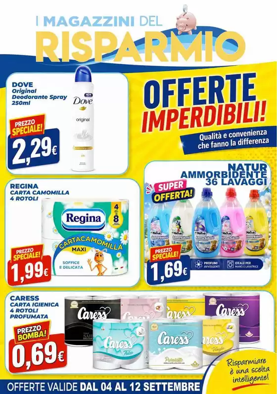 Volantino Magazzini del Risparmio | Offerte Imperdibili! | 2026-09-04T00:00:00.000Z - 2026-09-12T00:00:00.000Z