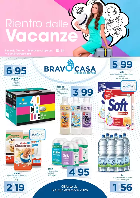 Volantino Bravo Casa a Ficarolo | Offerte dal 3 al 21 Settembre 2026 | 2026-09-03T00:00:00.000Z - 2026-09-21T00:00:00.000Z