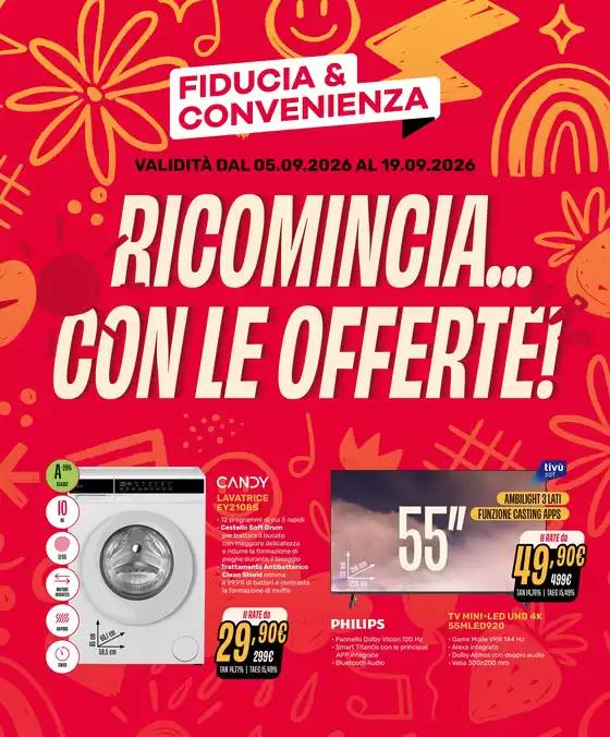 Volantino Fiducia & Convenienza a Salerno | Offerte da a... mare | 2026-09-05T00:00:00.000Z - 2026-09-19T00:00:00.000Z