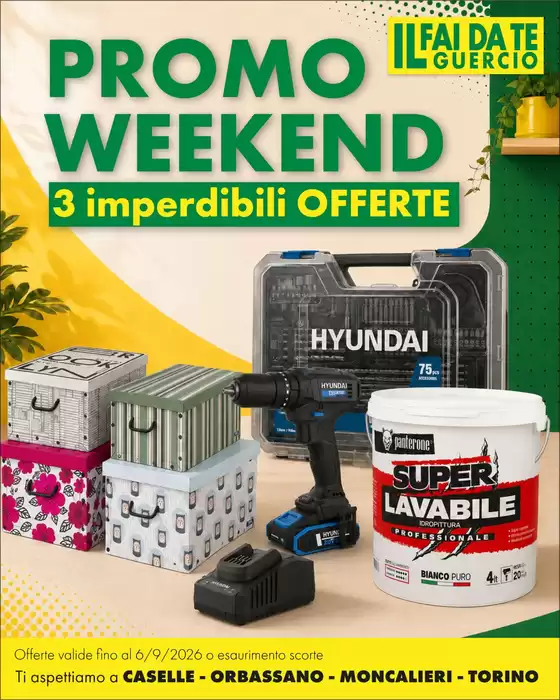 Volantino Faidate Guercio a Valvasone Arzene | Promo weekend | 2026-09-04T00:00:00.000Z - 2026-09-06T00:00:00.000Z