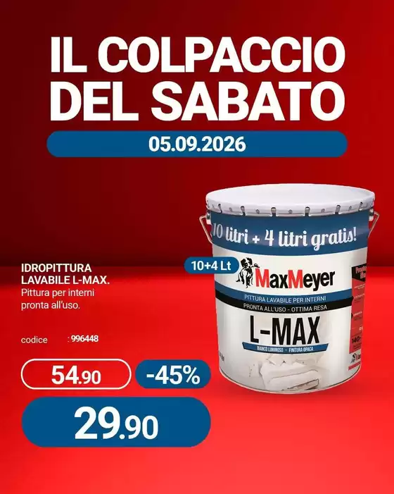 Volantino CFadda | Il colpaccio del sabato | 2026-09-04T00:00:00.000Z - 2026-09-05T00:00:00.000Z