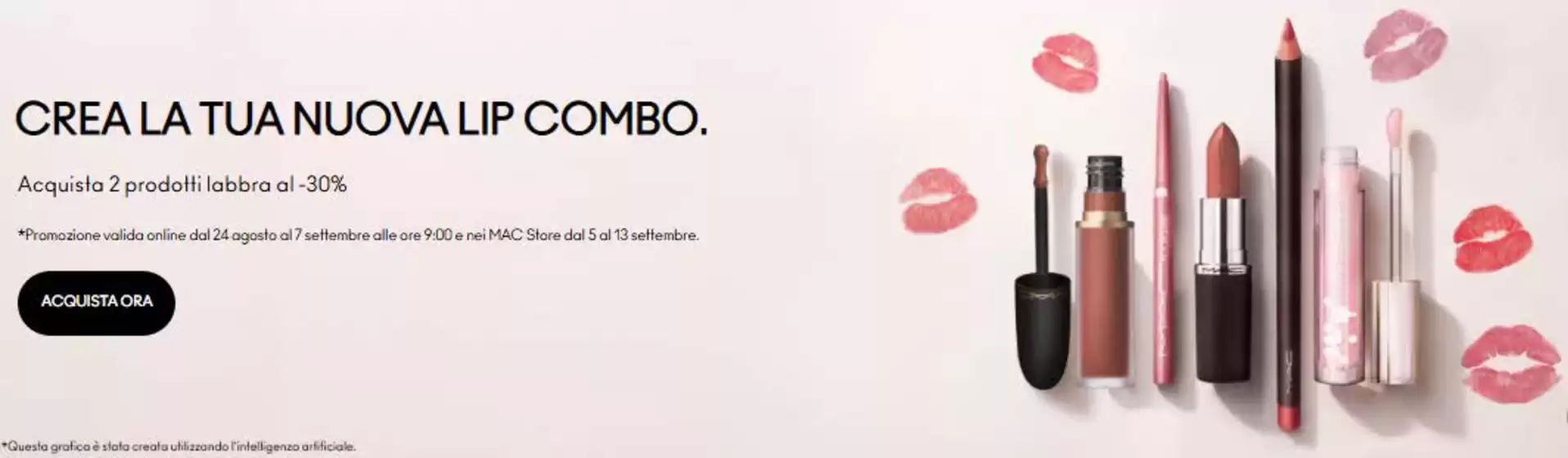 Volantino Mac Cosmetics | Crea la tua nuova lip combo | 2026-09-04T00:00:00.000Z - 2026-09-13T00:00:00.000Z