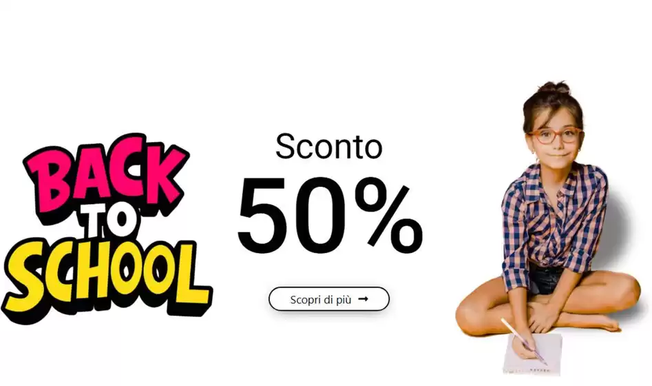 Volantino Spaccio Occhiali Vision | Back to school | 2026-09-04T00:00:00.000Z - 2026-09-14T00:00:00.000Z
