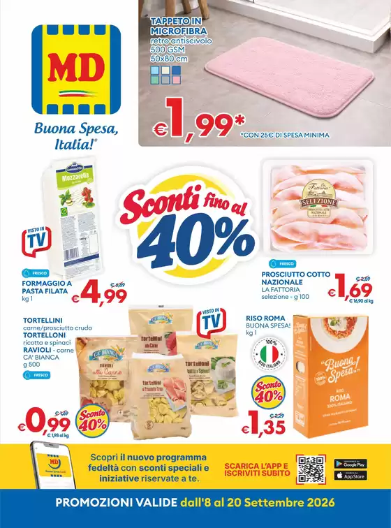 Volantino MD a Menfi | Sconti fino al 40% | 2026-09-08T00:00:00.000Z - 2026-09-20T00:00:00.000Z