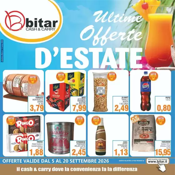 Volantino Bitar | Ultime offerte d'estate | 2026-09-05T00:00:00.000Z - 2026-09-20T00:00:00.000Z