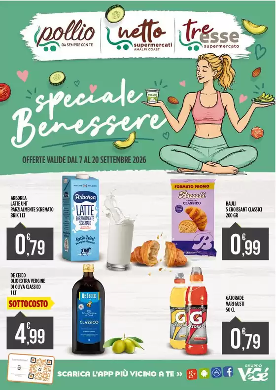Volantino Supermercato Pollio | Speciale benessere | 2026-09-07T00:00:00.000Z - 2026-09-20T00:00:00.000Z